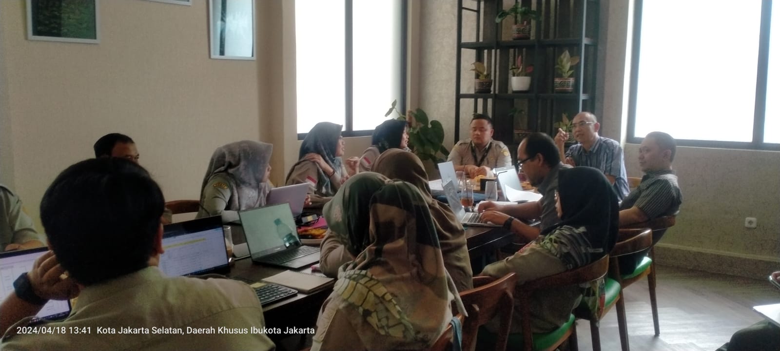 Rapat pembahasan blokir anggaran di Pictum 18 April 2024